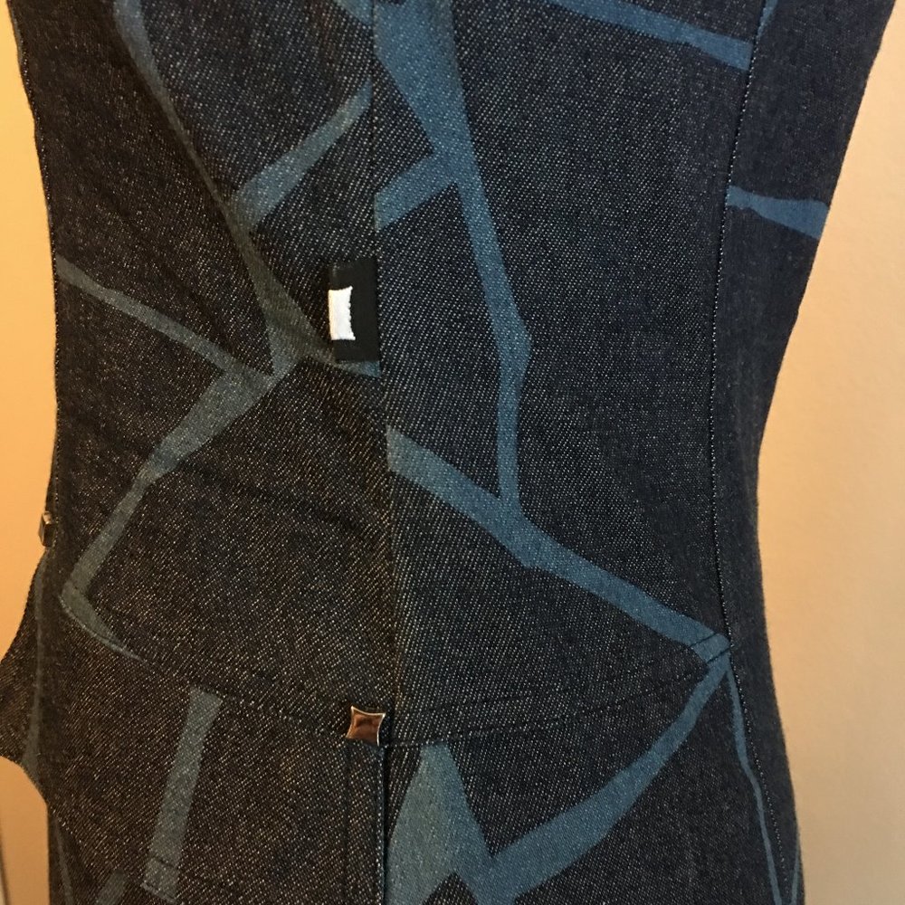 NATHALIE CHAIZE PARIS Sleeveless Denim Dress - Picture 10 of 16